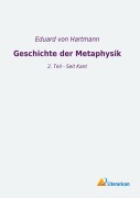 Cover-Bild zum Titel 'Geschichte der Metaphysik' von 'Eduard Von Hartmann'