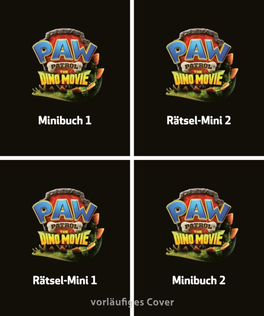 Nelson Mini-Bücher: 4er PAW Patrol - The Dino Movie 1-4 - 