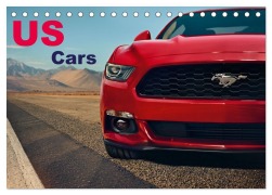 Cover-Bild zum Titel 'US Cars Kalender (Tischkalender 2027 DIN A5 quer), CALVENDO Monatskalender' von 'Insideportugal'
