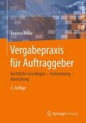 Cover-Bild zum Titel 'Vergabepraxis für Auftraggeber' von 'Andreas Belke'