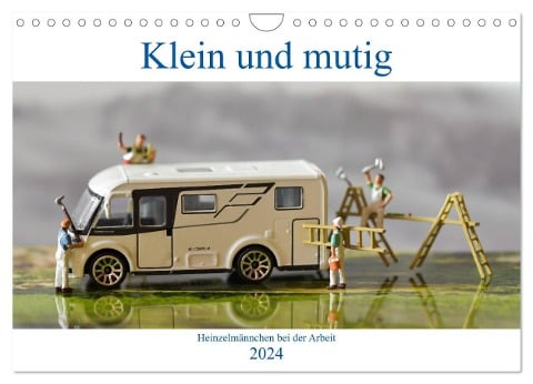 Klein und Mutig (Wandkalender 2024 DIN A4 quer), CALVENDO Monatskalender - Monika Koch