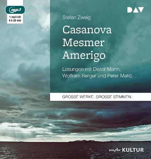 Casanova - Mesmer - Amerigo - Stefan Zweig