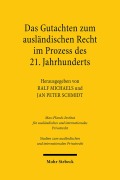 Cover-Bild zum Titel 'Das Gutachten zum ausländischen Recht im Prozess des 21. Jahrhunderts' von ''