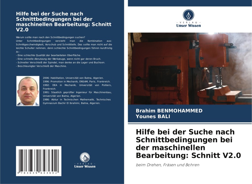 Hilfe bei der Suche nach Schnittbedingungen bei der maschinellen Bearbeitung: Schnitt V2.0 - Brahim Benmohammed, Younes Bali