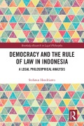 Cover-Bild zum Titel 'Democracy and the Rule of Law in Indonesia' von 'Stefanus Hendrianto'