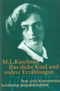Cover-Bild zum Titel 'Das dicke Kind und andere Erzählungen' von 'Marie Luise Kaschnitz'