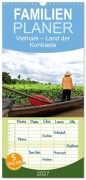 Cover-Bild zum Titel 'Familienplaner 2027 - Vietnam - Land der Kontraste 2027 mit 5 Spalten (Wandkalender, 21 x 45 cm) CALVENDO' von 'Hamburg Mirko Weigt'