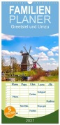 Cover-Bild zum Titel 'Familienplaner 2027 - Greetsiel und Umzu mit 5 Spalten (Wandkalender, 21 x 45 cm) CALVENDO' von 'Andrea Dreegmeyer'