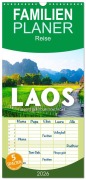 Familienplaner 2026 - Laos - Abseits der Touristenströme. mit 5 Spalten (Wandkalender, 21 x 45 cm) CALVENDO - Sf Sf