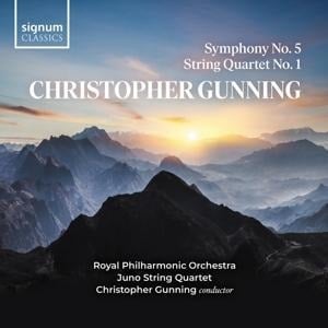 Sinfonie 5/Streichquartett 1 - Gunning/Royal PO/The Juno Quartet