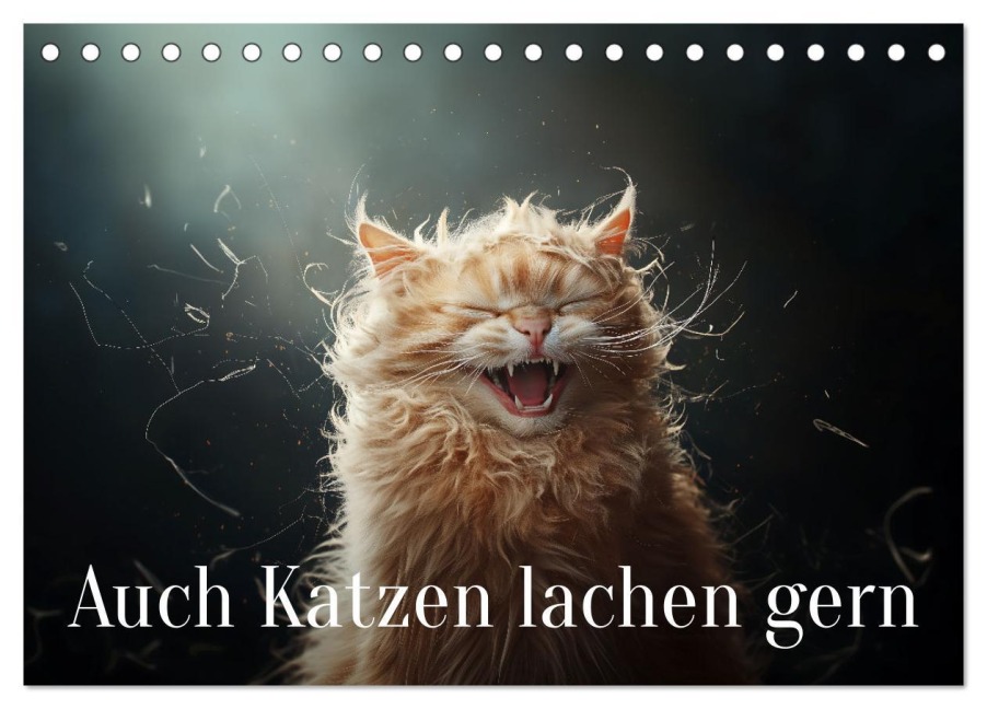 Auch Katzen lachen gern (Tischkalender 2025 DIN A5 quer), CALVENDO Monatskalender - Jürgen Moers