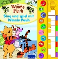 Cover-Bild zum Titel 'Disney Winnie Puuh - Sing und spiel mit Winnie Puuh - Liederbuch mit Klaviertastatur - Vor- und Nachspielfunktion - 10 beliebte Kinderlieder - Soundbuch' von ''