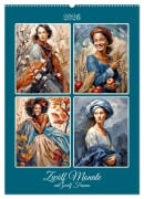 Zwölf Monate mit zwölf Frauen (Wandkalender 2026 DIN A2 hoch), CALVENDO Monatskalender - Werner Braun