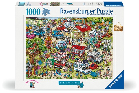 Erwachsenenpuzzle 1000 Teile - Ray Nicholson - Der Campingplatz - 