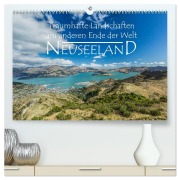 Cover-Bild zum Titel 'Neuseeland - Traumhafte Landschaften am anderen Ende der Welt (hochwertiger Premium Wandkalender 2026 DIN A2 quer), Kunstdruck in Hochglanz' von 'Werner Moller'