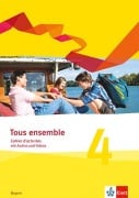 Cover-Bild zum Titel 'Tous ensemble 4. Cahier d'activités mit Audios und Videos 4. Lernjahr.  Ausgabe Bayern' von ''