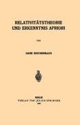 Cover-Bild zum Titel 'Relativitätstheorie und Erkenntnis Apriori' von 'Hans Reichenbach'