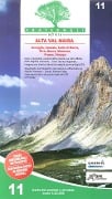 Cover-Bild zum Titel 'Carta n. 11. Alta valle Varaita, alta valle Maira. Carta dei sentieri e stradale 1:25.000' von ''