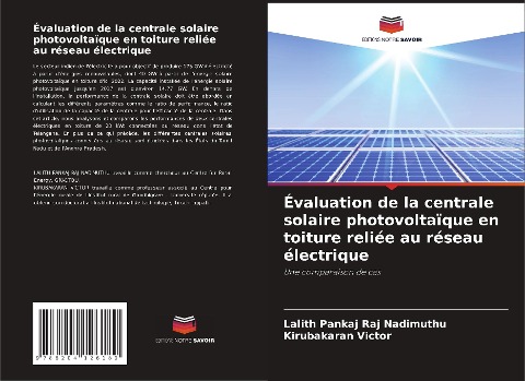 Évaluation de la centrale solaire photovoltaïque en toiture reliée au réseau électrique - Lalith Pankaj Raj Nadimuthu, Kirubakaran Victor