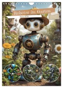 Cover-Bild zum Titel 'Roboter im Garten - Kleine Helfer (Wandkalender 2027 DIN A4 hoch), CALVENDO Monatskalender' von 'Stanley Hinz'