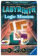 Cover-Bild zum Titel 'Labyrinth Logic Mission - Denkspiel ab 7 Jahre' von 'Brett Gilbert, Trevor Benjamin, Max J. Kobbert'