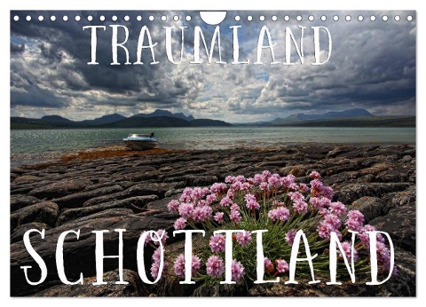 Traumland Schottland (Wandkalender 2024 DIN A4 quer), CALVENDO Monatskalender - Martina Cross