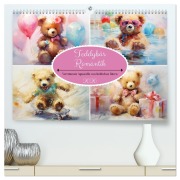 Teddybär Romantik. Verträumte Aquarelle von lieblichen Bären (hochwertiger Premium Wandkalender 2026 DIN A2 quer), Kunstdruck in Hochglanz - Rose Hurley