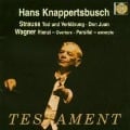 Cover-Bild zum Titel 'Tod Und Verklärung/Don Juan/Rienzi/Parsifal' von 'Knappertsbusch/Orchestre De La Societe D'