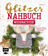 Cover-Bild zum Titel 'Das Glitzer-Nähbuch - Weihnachten' von 'Delari'