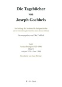 Cover-Bild zum Titel 'August 1938 - Juni 1939' von ''