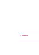 Cover-Bild zum Titel '111 Malkus' von 'Frank Malkusch'
