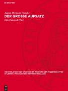 Cover-Bild zum Titel 'Der grosse Aufsatz' von 'August Hermann Francke'
