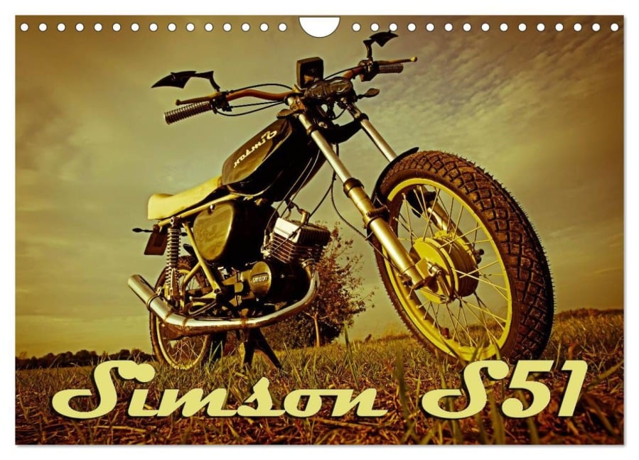 Simson S51 (Wandkalender 2025 DIN A4 quer), CALVENDO Monatskalender - Maxi Sängerlaub