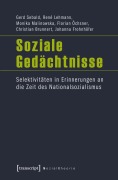 Cover-Bild zum Titel 'Soziale Gedächtnisse' von 'Gerd Sebald'