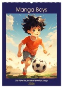 Manga-Boys. Die Abenteuer liebenswerter Jungs (Wandkalender 2026 DIN A2 hoch), CALVENDO Monatskalender - Rose Hurley