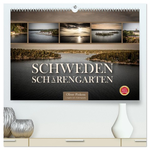 Schweden Schärengarten (hochwertiger Premium Wandkalender 2025 DIN A2 quer), Kunstdruck in Hochglanz - Oliver Pinkoss