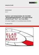 Cover-Bild zum Titel 'Analyse und Interpretation der Gemälde "Riesengebirgslandschaft" von Casper David Friedrich und "Tirol" von Franz Marc' von 'Sebastian Kneißl'