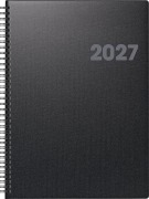 Cover-Bild zum Titel 'BRUNNEN 1076365907 Buchkalender Mod. 763 2027 A4, Kunststoff, vulkanschwarz' von ''