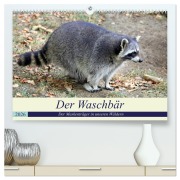 Cover-Bild zum Titel 'Der Waschbär - Der Maskenträger in unseren Wäldern (hochwertiger Premium Wandkalender 2026 DIN A2 quer), Kunstdruck in Hochglanz' von 'Arno Klatt'