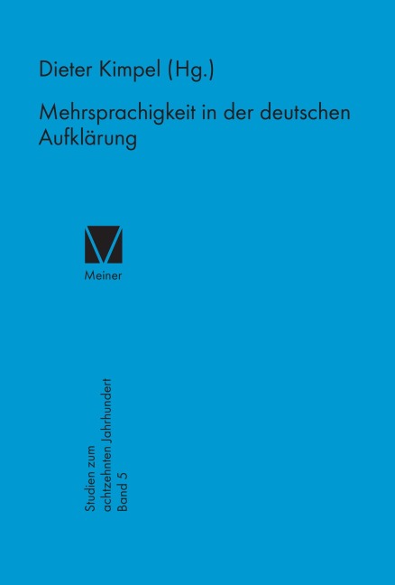 Mehrsprachigkeit in der deutschen Aufklärung - 
