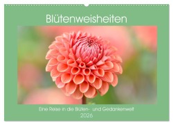 Cover-Bild zum Titel 'Blütenweisheiten (Wandkalender 2026 DIN A2 quer), CALVENDO Monatskalender' von 'Aneta Zofia Brinker'