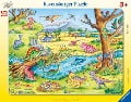 Cover-Bild zum Titel 'Ravensburger Kinderpuzzle - Die kleinen Dinosaurier - 8-17 Teile Rahmenpuzzle mit Konturstanzung für Kinder ab 3 Jahren' von ''