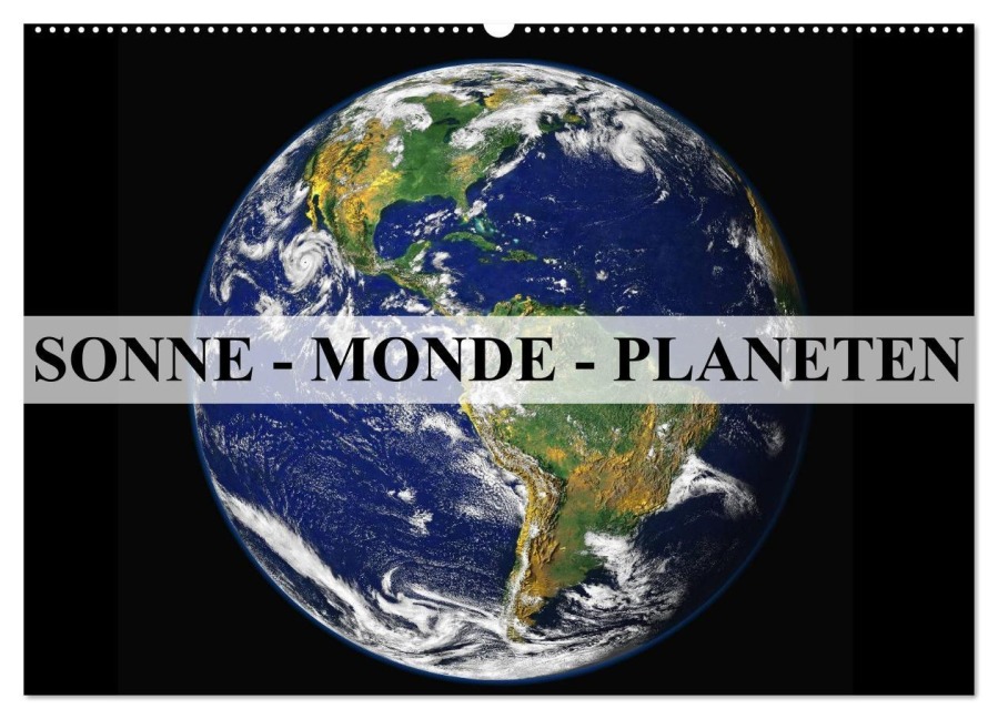 Sonne, Monde und Planeten (Wandkalender 2026 DIN A2 quer), CALVENDO Monatskalender - Elisabeth Stanzer