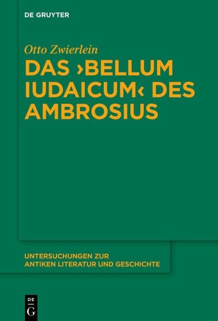 Das >Bellum Iudaicum< des Ambrosius - Otto Zwierlein