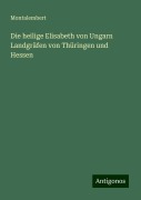 Die heilige Elisabeth von Ungarn Landgräfen von Thüringen und Hessen - Montalembert