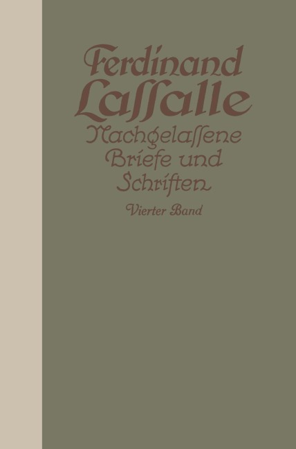 Lassalles Briefwechsel mit Gräfin Sophie von Hat¿feldt - Ferdinand Lassalle, Gustav Mayer