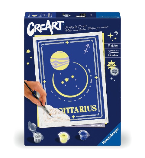 Ravensburger CreArt - Malen nach Zahlen 23741 - 'Sternzeichen Schütze - ab 14 Jahren - 