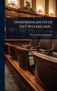 Cover-Bild zum Titel 'Opmerkingen Over Het Wetsbegrip...' von 'Pieter Christiaan Klaasesz'