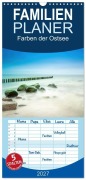 Cover-Bild zum Titel 'Familienplaner 2027 - Farben der Ostsee mit 5 Spalten (Wandkalender, 21 x 45 cm) CALVENDO' von 'Margret Rath Photography'