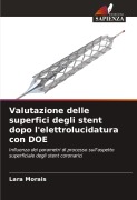 Cover-Bild zum Titel 'Valutazione delle superfici degli stent dopo l'elettrolucidatura con DOE' von 'Lara Morais'
